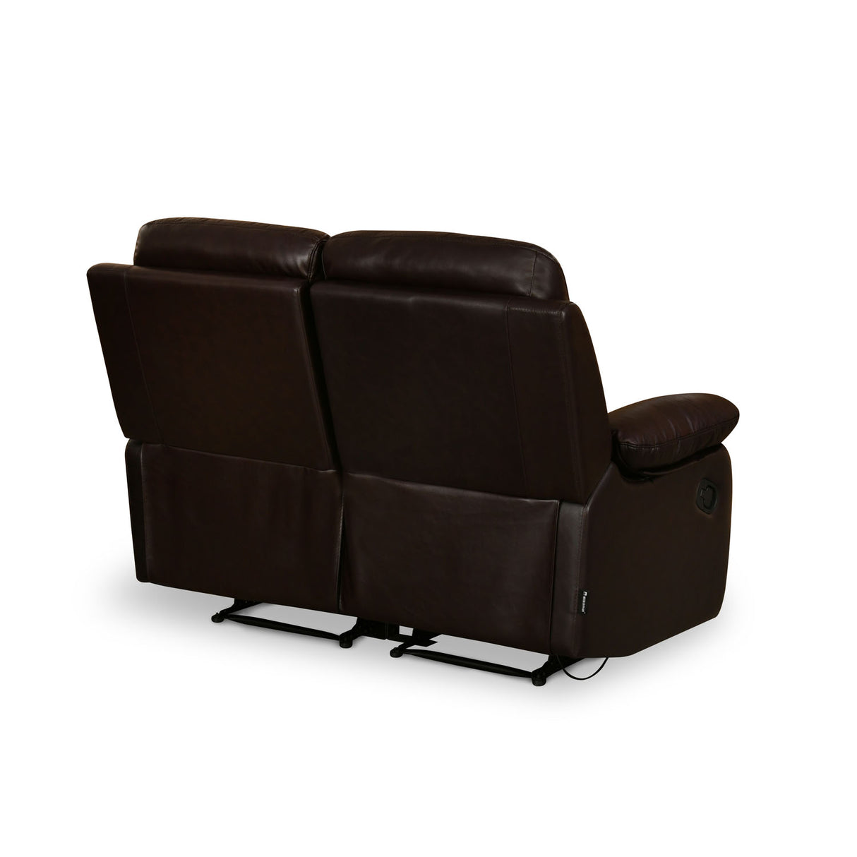 Carolina 2 Seater Leather Recliner Sofa- Brown