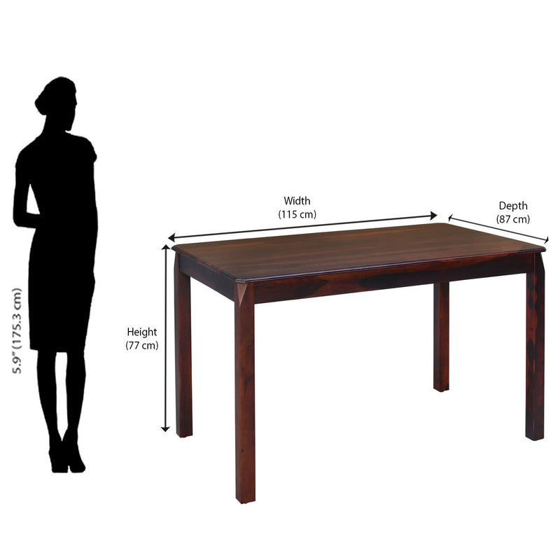 Casper 4 Seater Dining Table (Country Light)