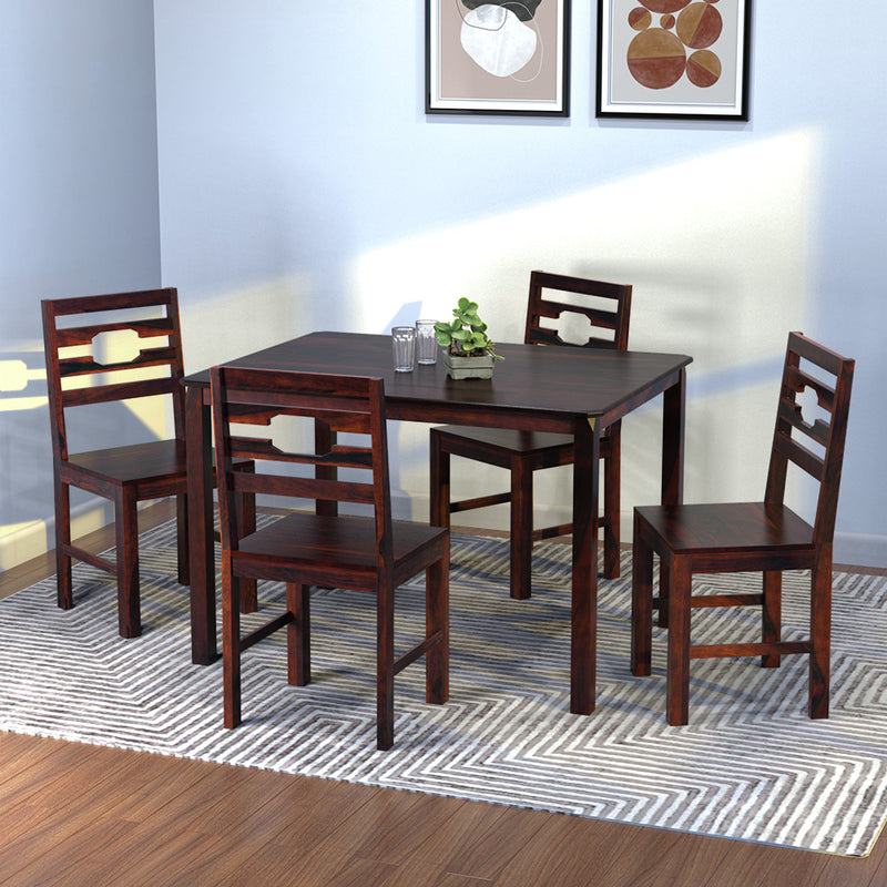 Nilkamal casper4 Seater Dining Set Country Light