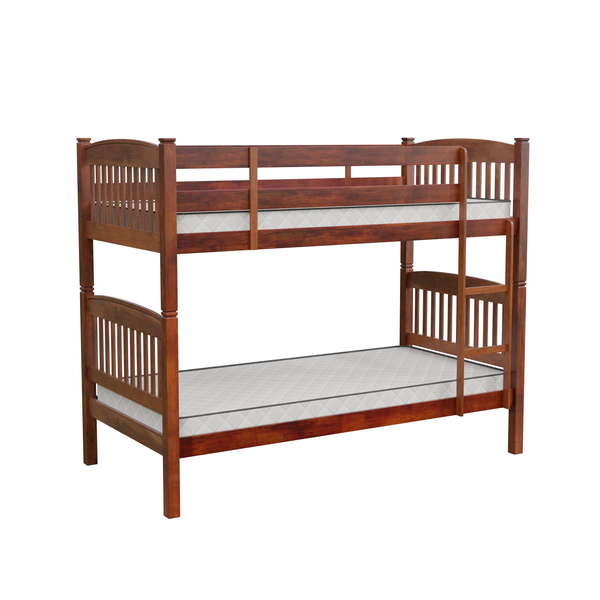 Dom Solid Wood Bunk Bed- Cappuccino