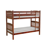 Dom Solid Wood Bunk Bed- Cappuccino