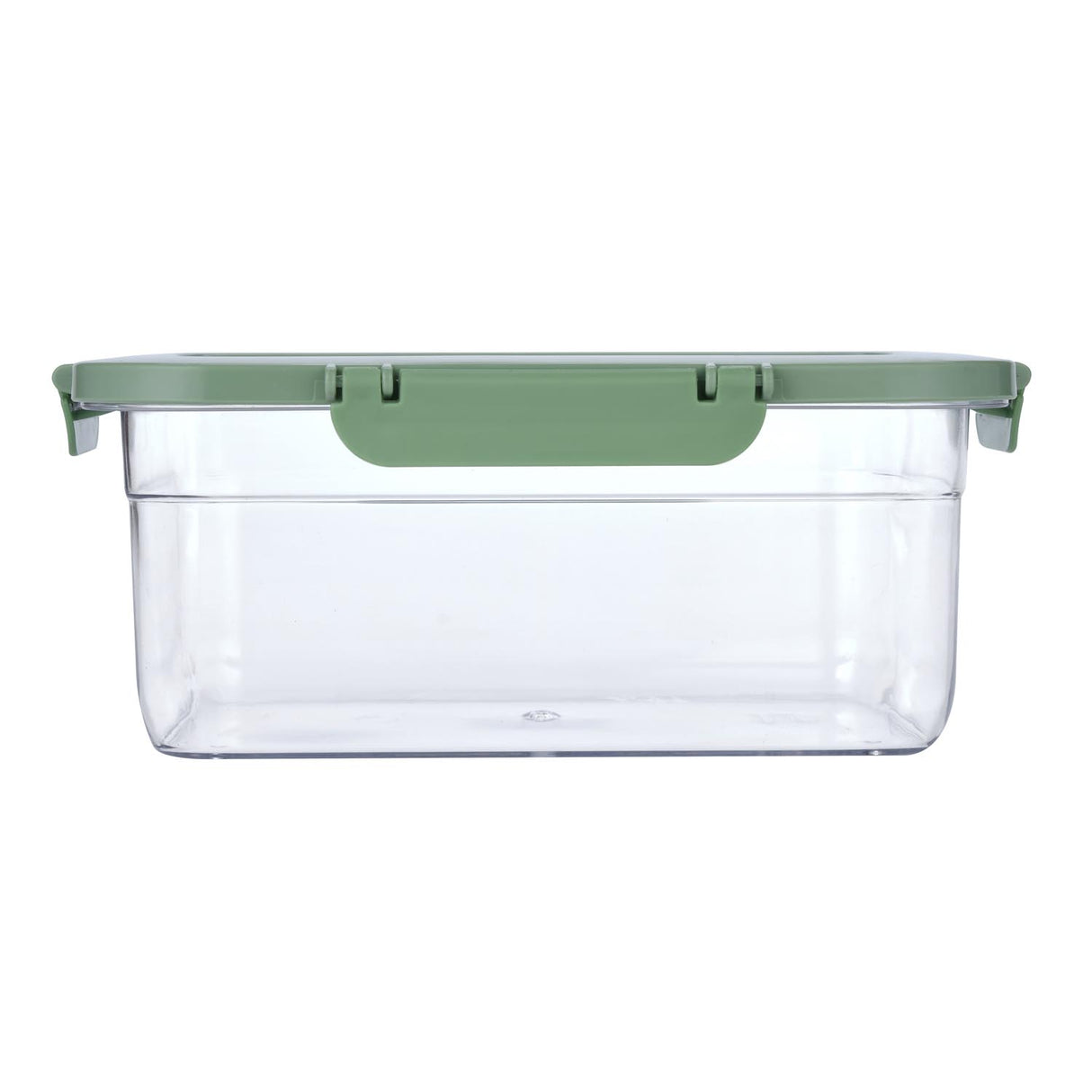 Multipurpose Airtight 2200 ml Food Container- Transparent & Green