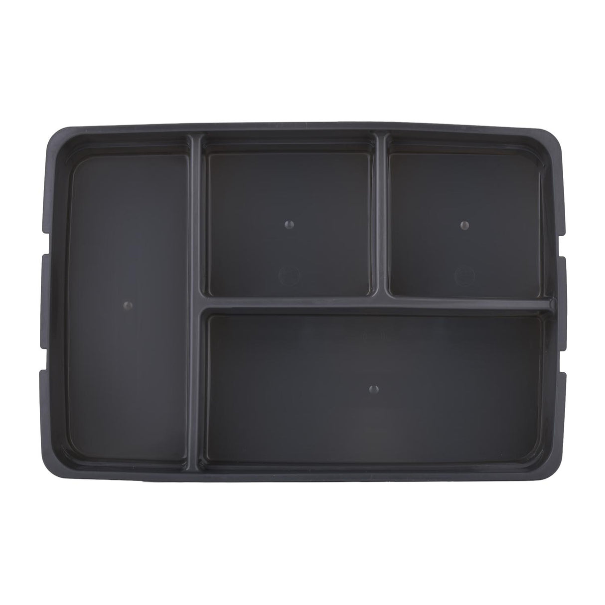 Multipurpose 4 Compartement Polypropylene Organiser- Grey