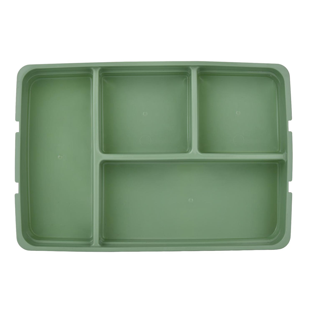 Multipurpose 4 Compartement Polypropylene Organiser- Green