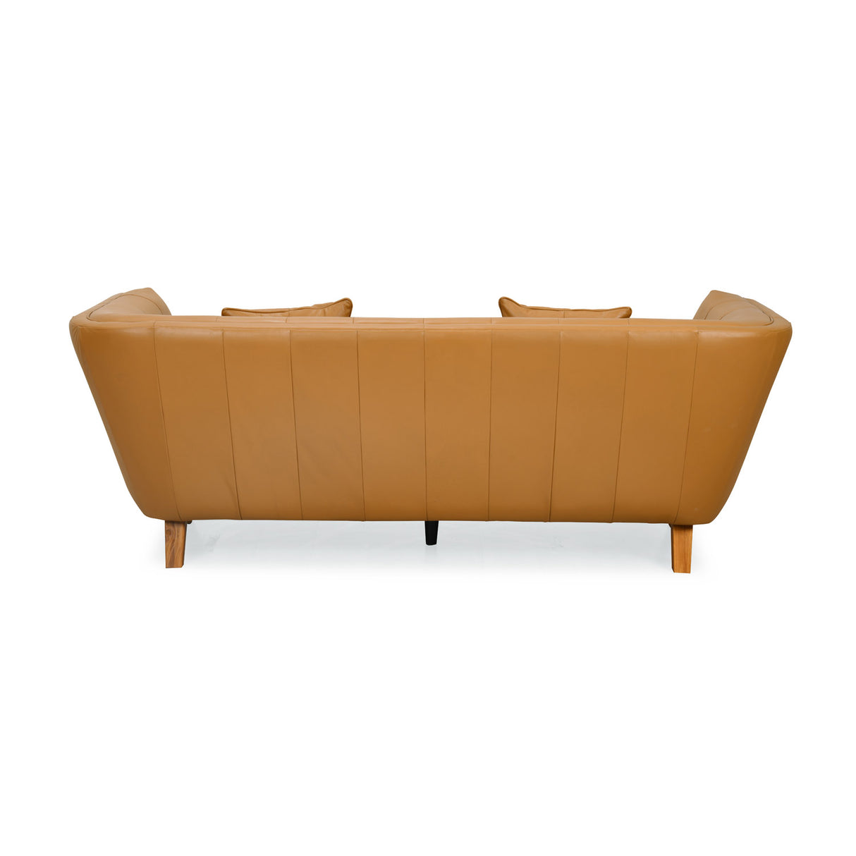 Tuscany 3 Seater Sofa (Mustard) - Back View