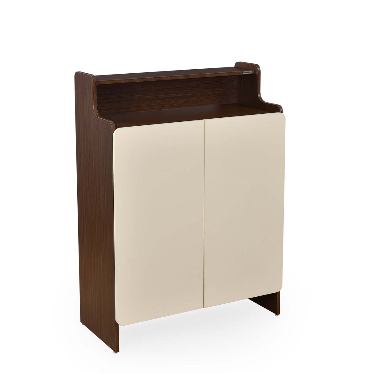 Benny 2 Door Shoe Cabinet- Legno Oak Dark & Ivory