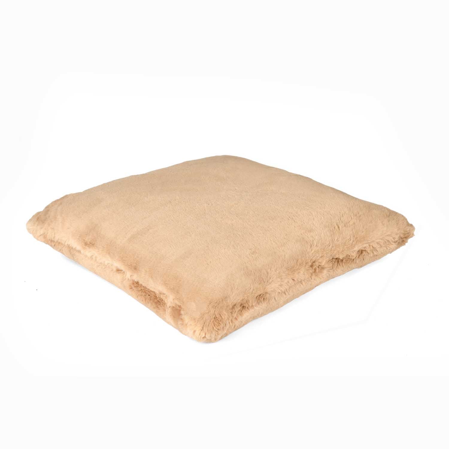 Filled Polyester Cushion- Brown