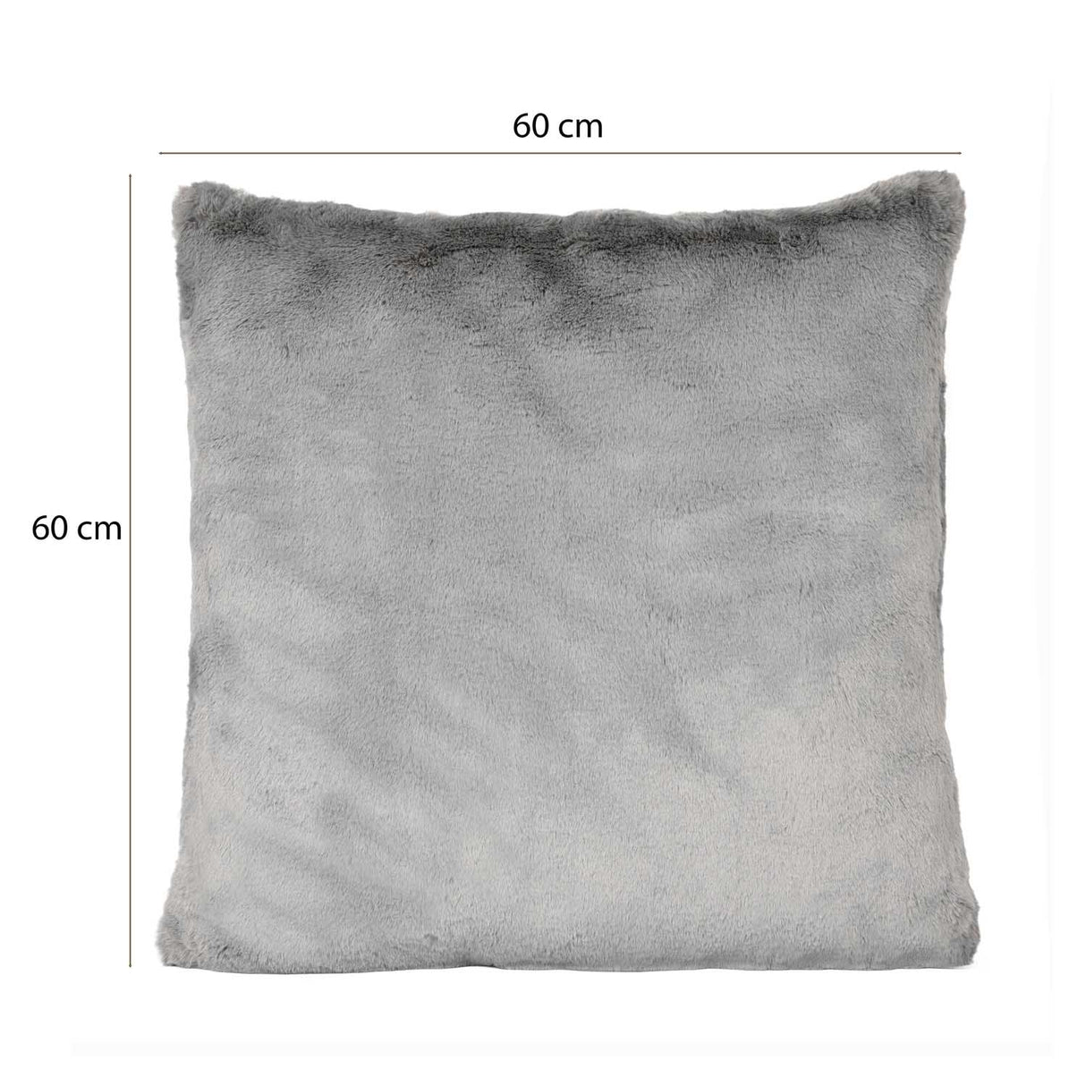 Filled Polyester Cushion- Grey