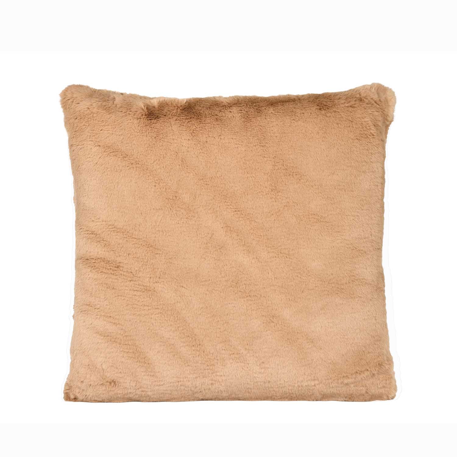 Filled Polyester Cushion- Brown