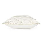Abstract Pearl Design Polyester Cushion Cover- Off-white