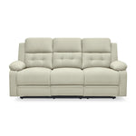 Derik 3 Seater Manual Recliner Sofa- Beige