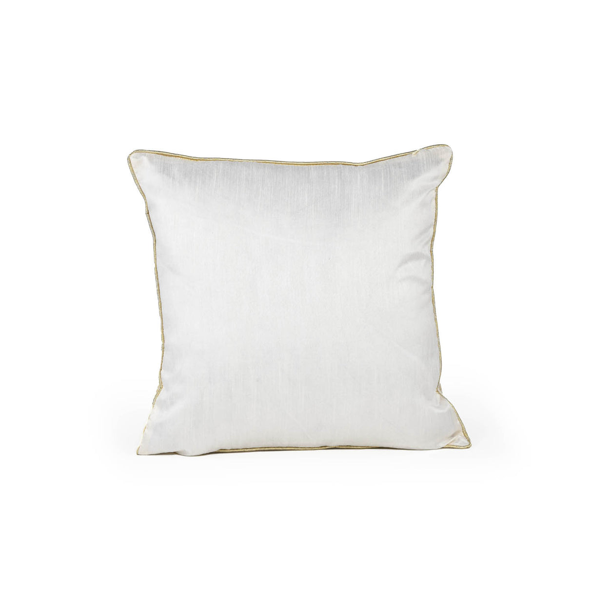 Abstract Heavy Pearl Polyester Cushion Cover- White