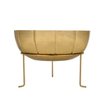 Decorative Urli with Trileg Stand Large- Gold