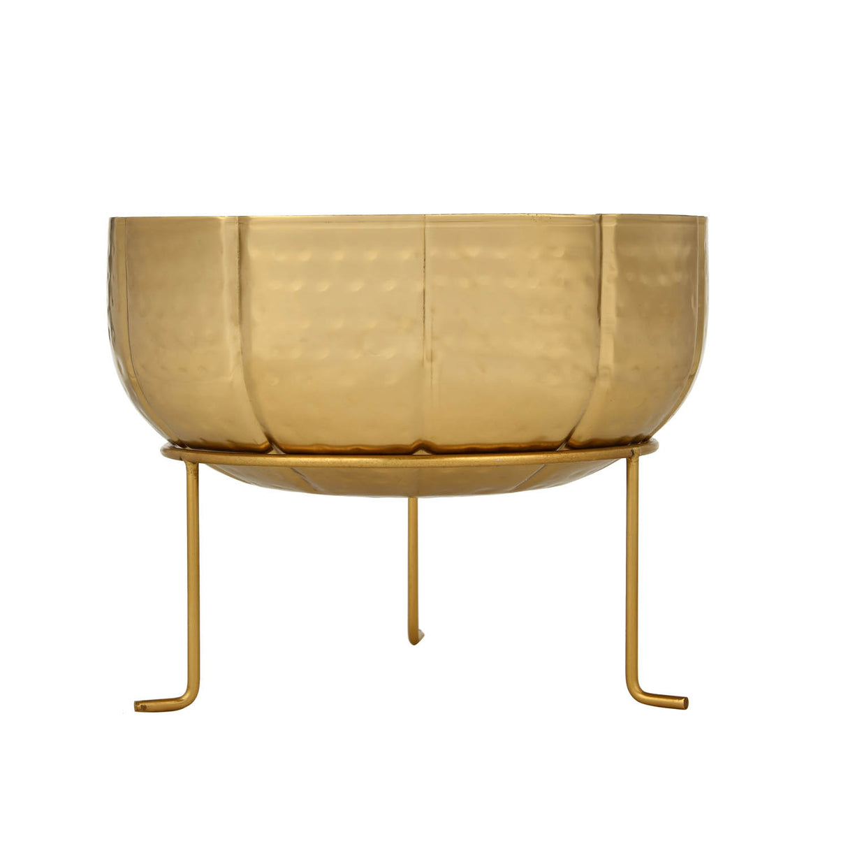 Decorative Urli with Trileg Stand Small- Gold
