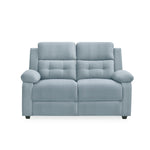 Derik 2 Seater Fabric Sofa- Metallic Grey