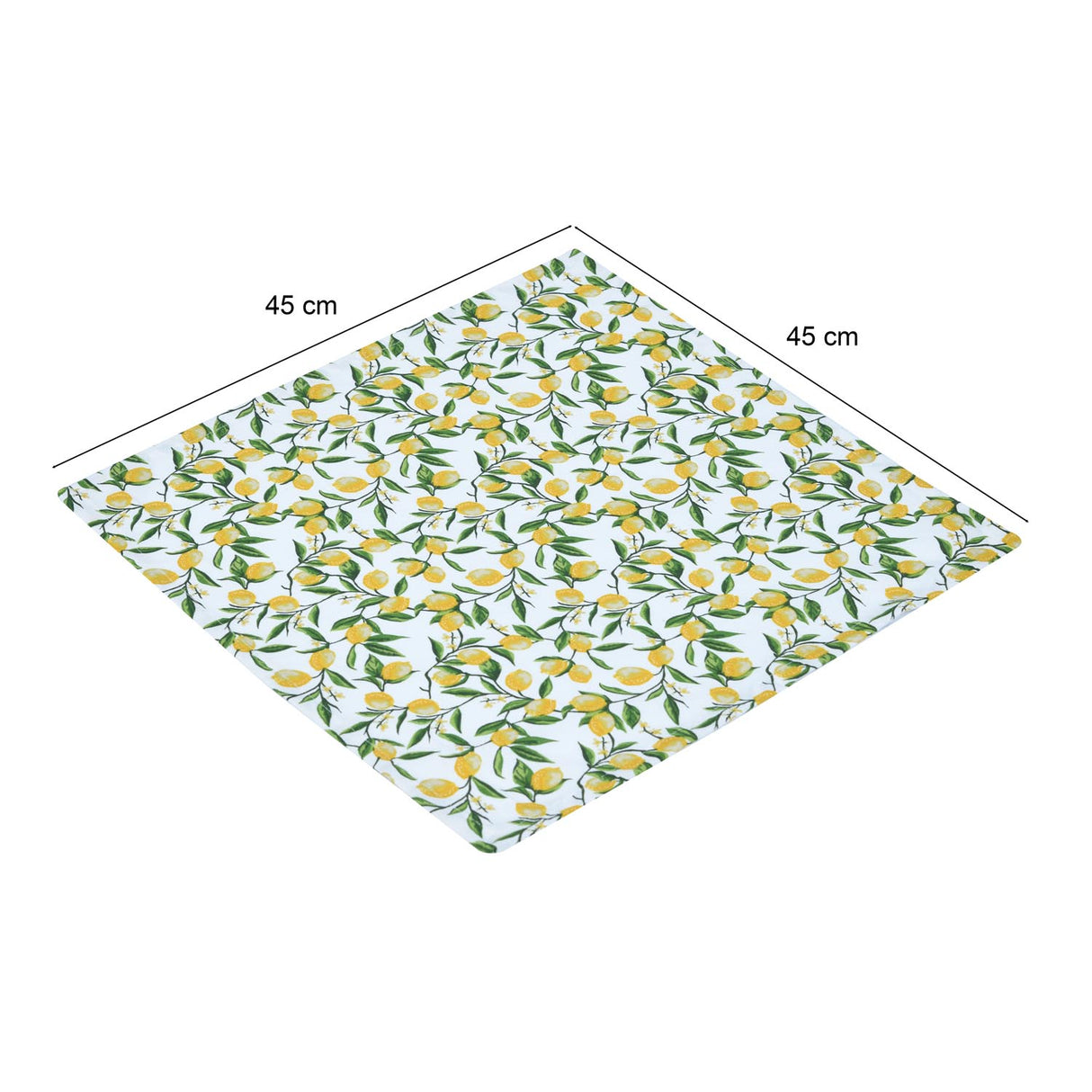 Lemon Lush Cotton Napkin Set of 4- Multicolor
