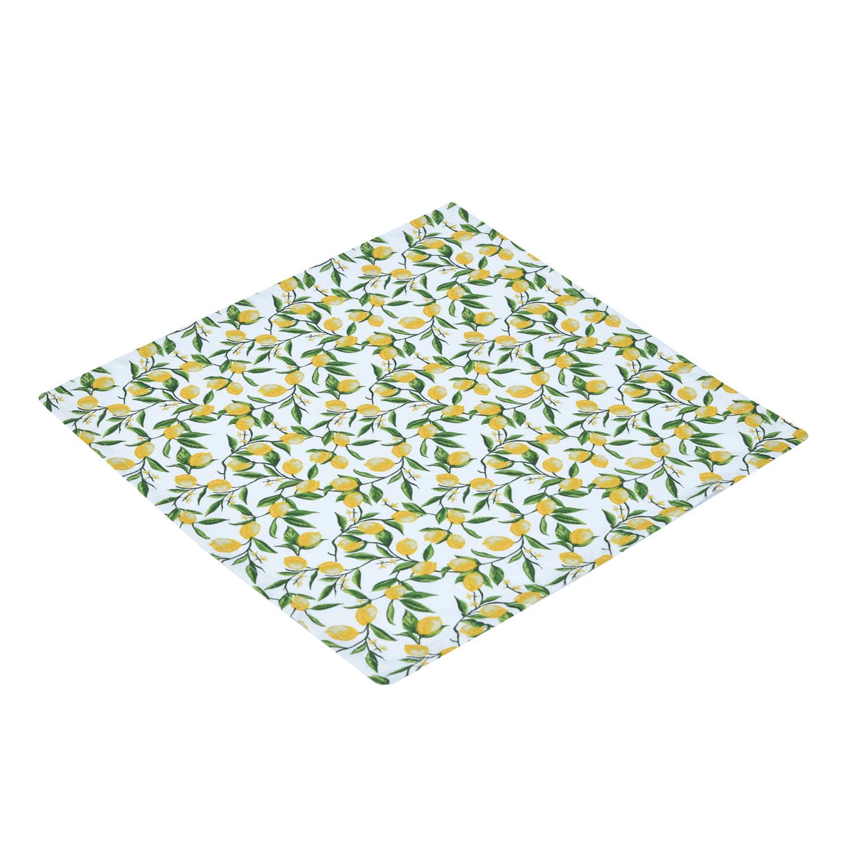 Lemon Lush Cotton Napkin Set of 4- Multicolor