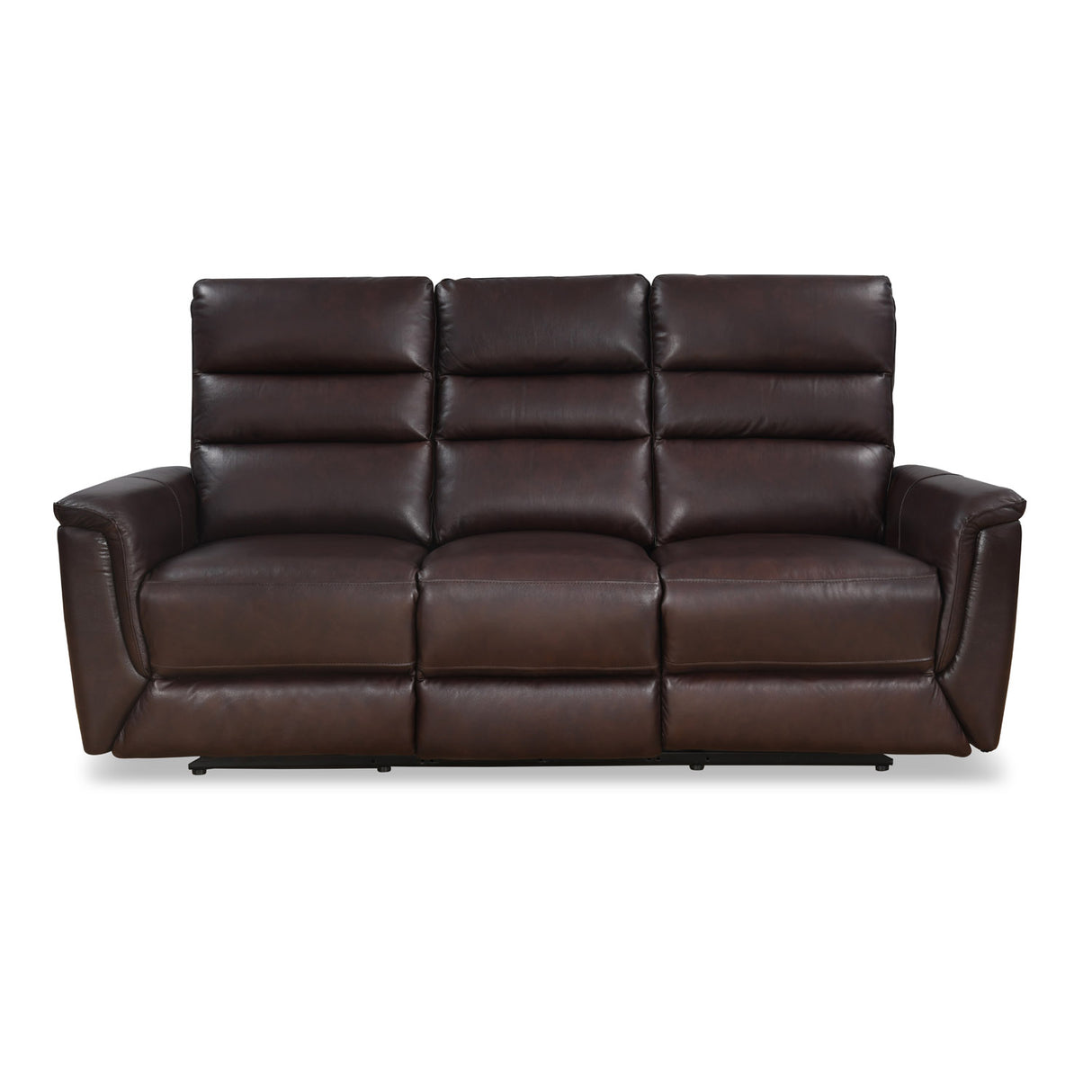 Brandon 3 Seater Manual Recliner (Dark Brown)