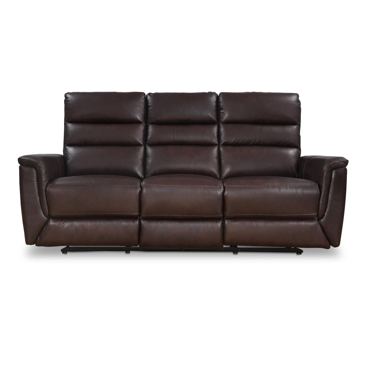 Brandon 3 Seater Manual Recliner (Dark Brown)