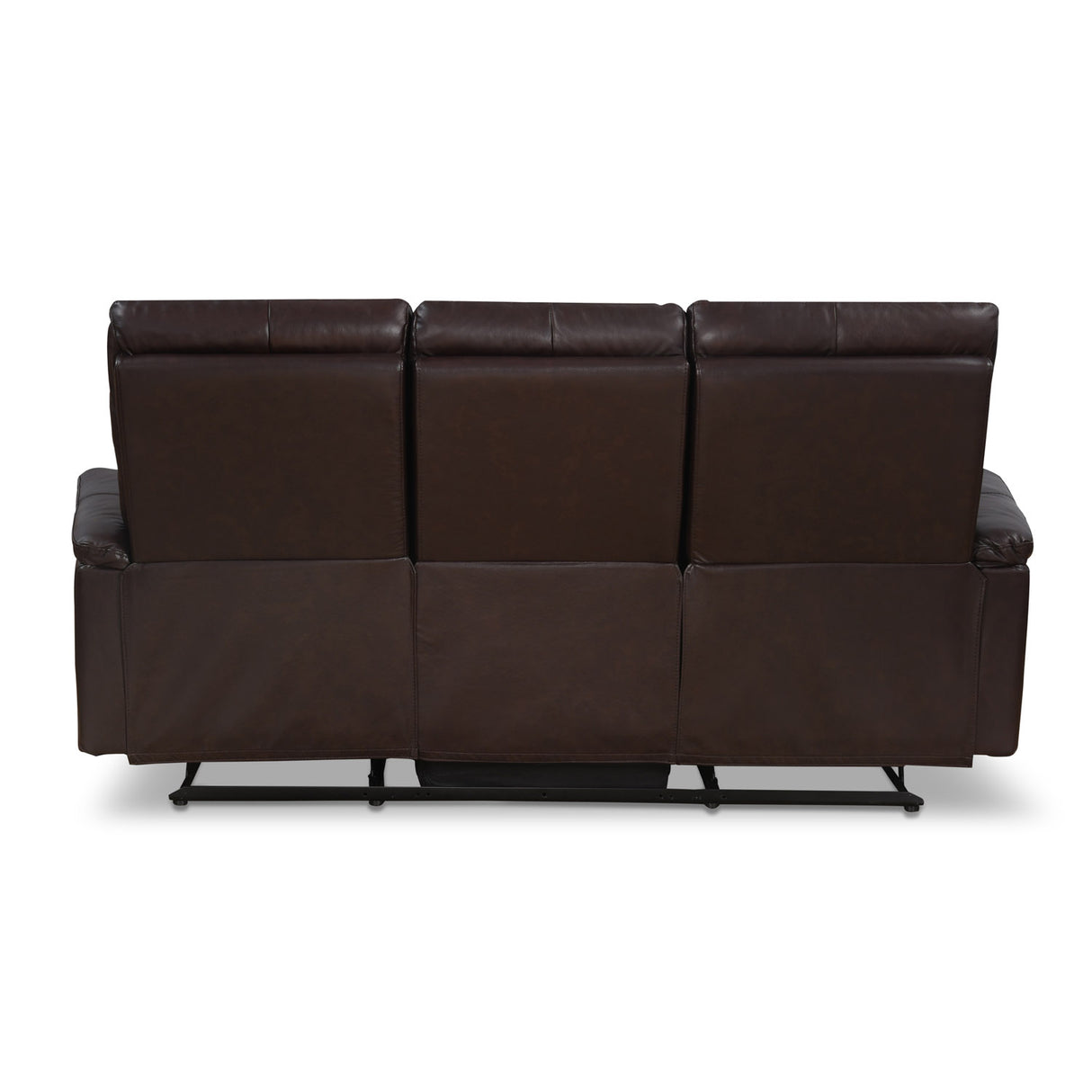 Brandon 3 Seater Manual Recliner (Dark Brown)