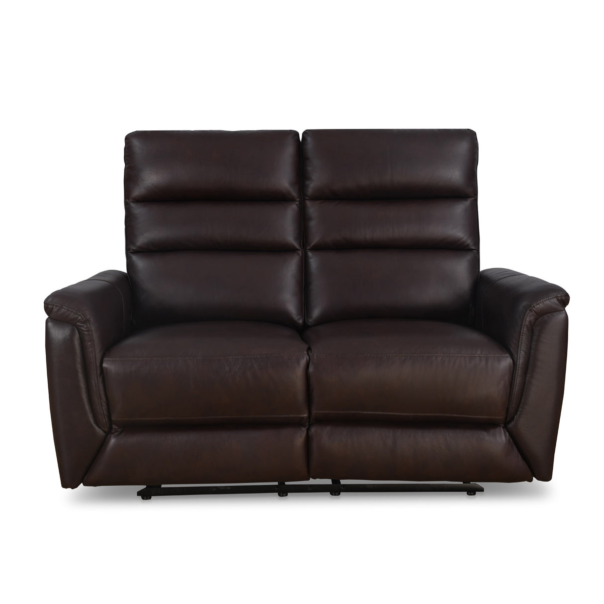 Brandon 2 Seater Manual Recliner (Dark Brown)