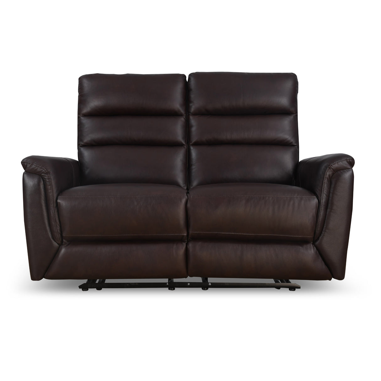 Brandon 2 Seater Manual Recliner (Dark Brown)