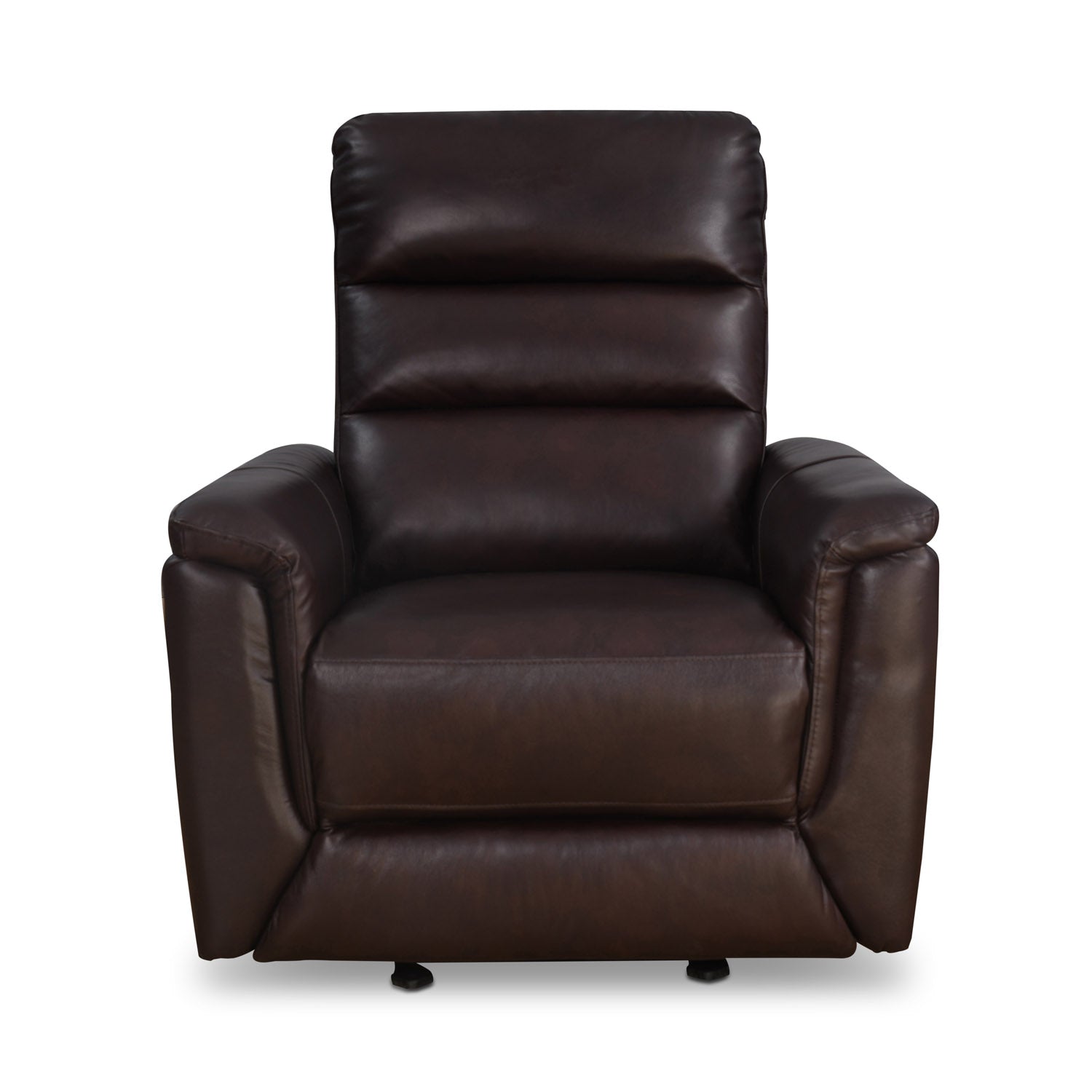 Brandon 1 Seater Manual Rocker Recliner (Dark Brown)