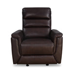 Brandon 1 Seater Manual Rocker Recliner (Dark Brown)