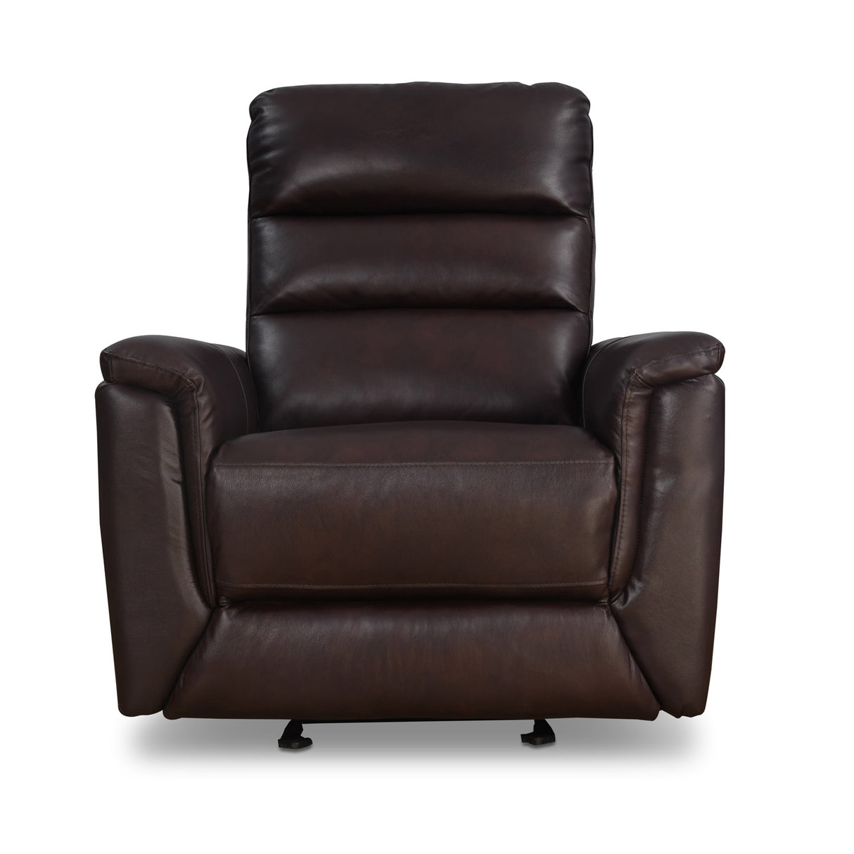 Brandon 1 Seater Manual Rocker Recliner (Dark Brown)