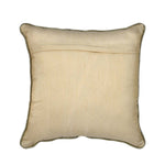 Multi Lotus Bloom Pattern Fabric Cushion Cover- Off-white