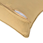 Dual Line Arch Cotton Cushion Cover- Beige and Grey