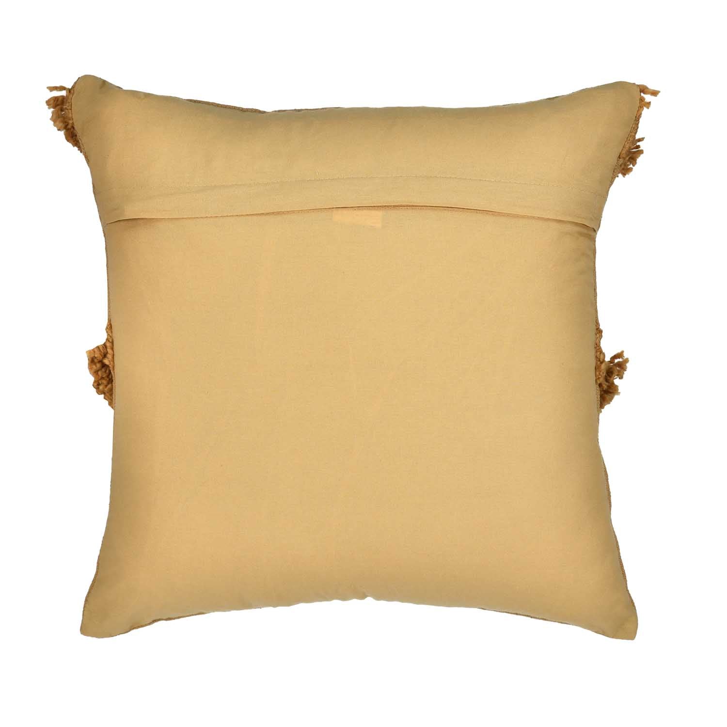 Boho Arch Cotton Cushion Cover- Brown
