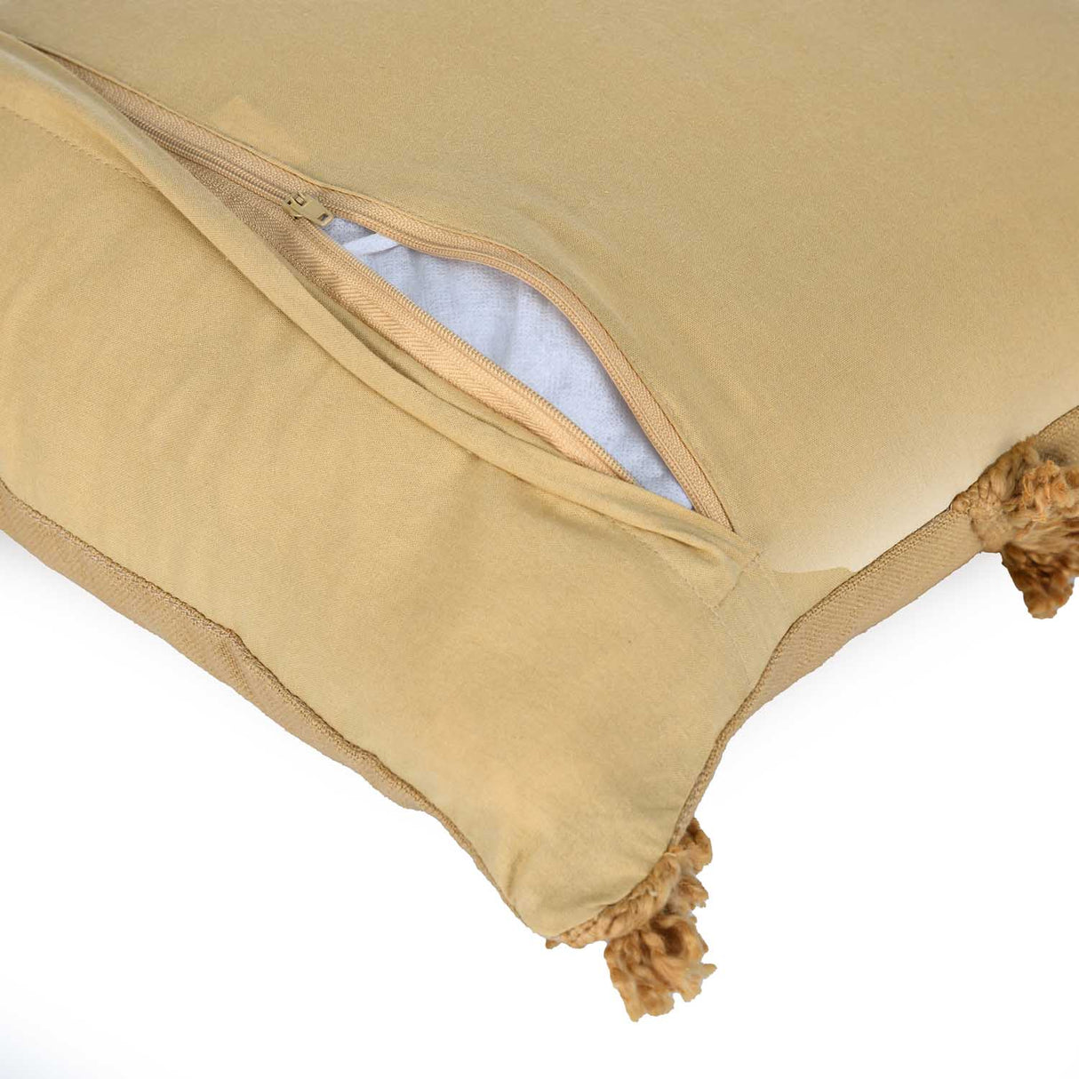 Boho Arch Cotton Cushion Cover- Brown