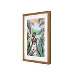 Tropical Woman Canvas Wall Painting (Green)