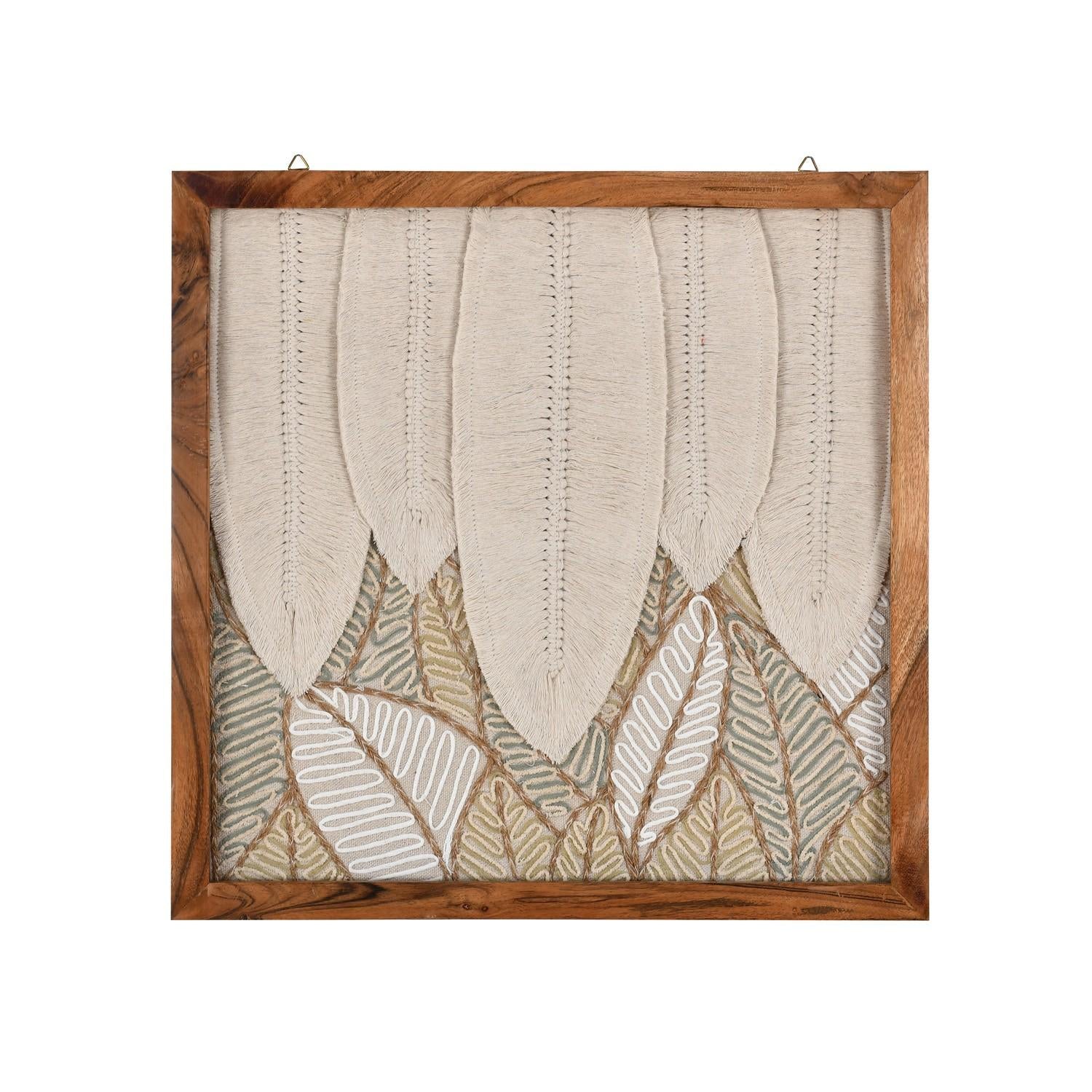 Five Leaves Wall Art (Multicolor)