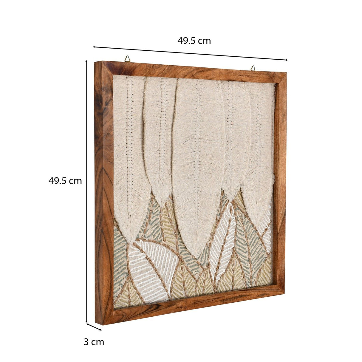 Five Leaves Wall Art (Multicolor)