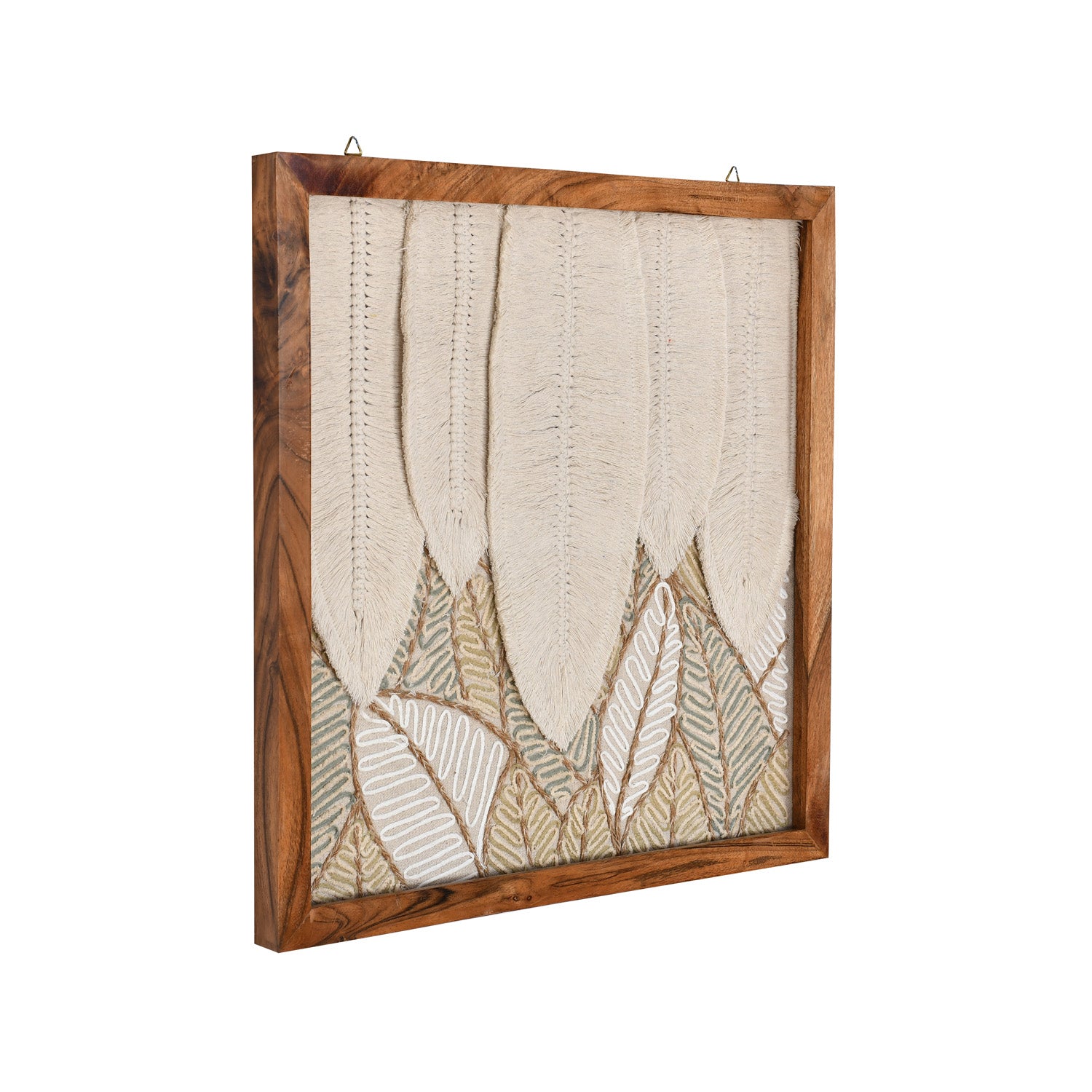 Five Leaves Wall Art (Multicolor)