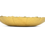 Decorative Lotus Shaped Platter- Gold