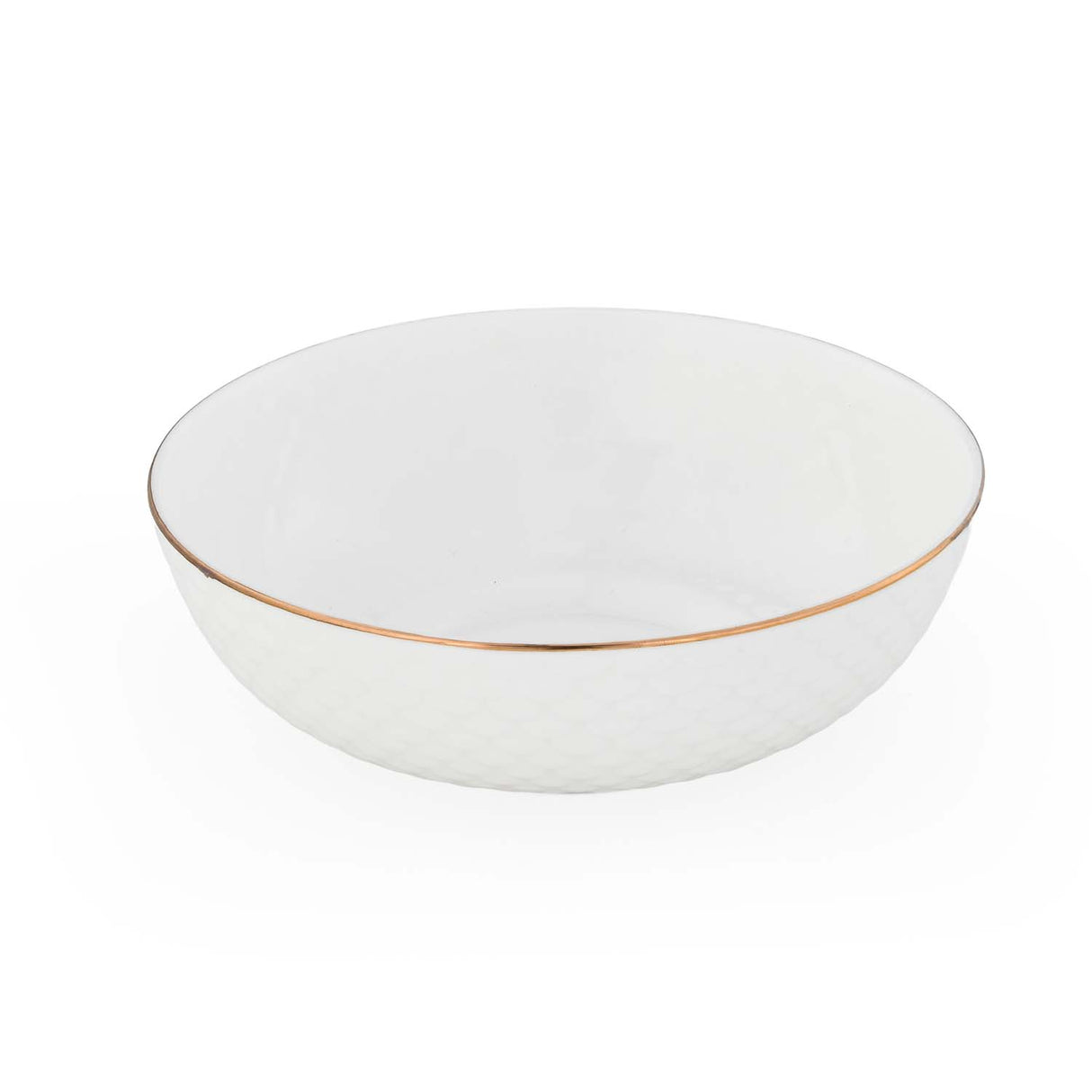 Ripple Porcelain 20 Piece Dinner Set- White