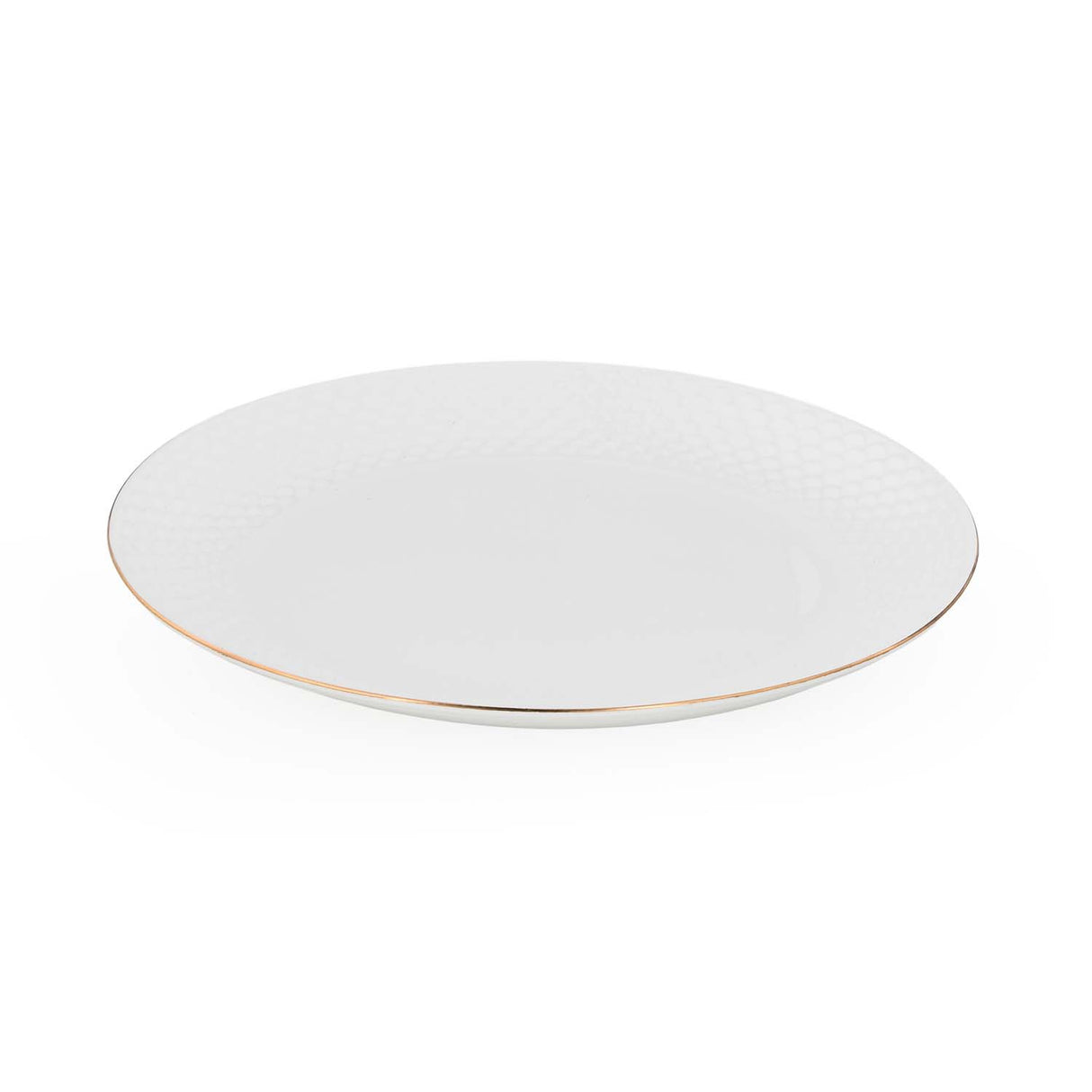 Ripple Porcelain 20 Piece Dinner Set- White