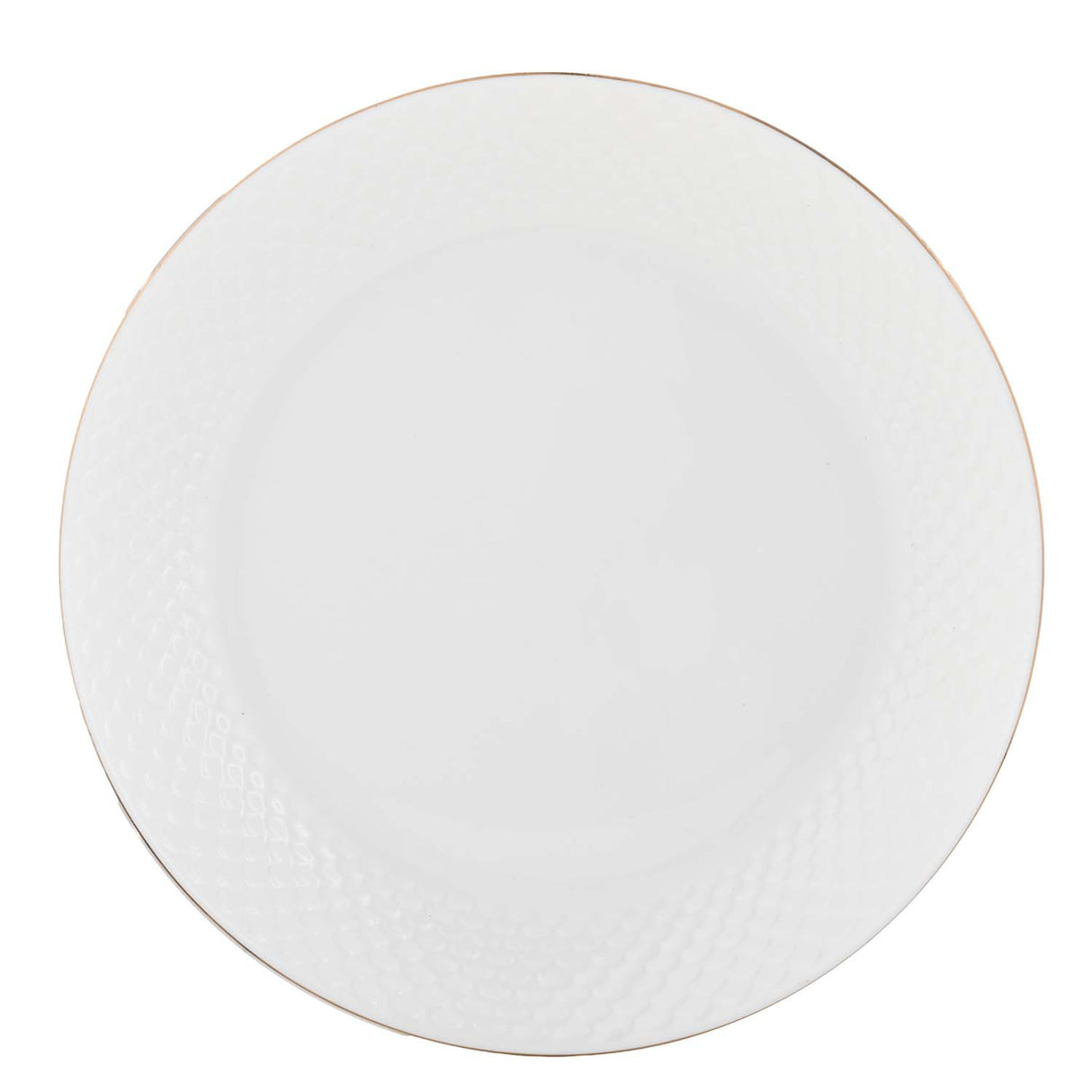 Ripple Porcelain 20 Piece Dinner Set- White