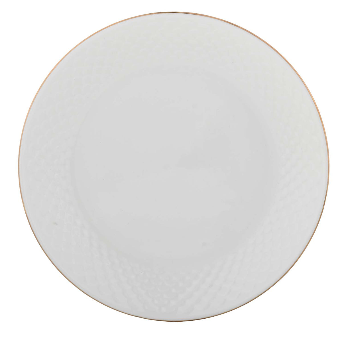 Ripple Porcelain 20 Piece Dinner Set- White