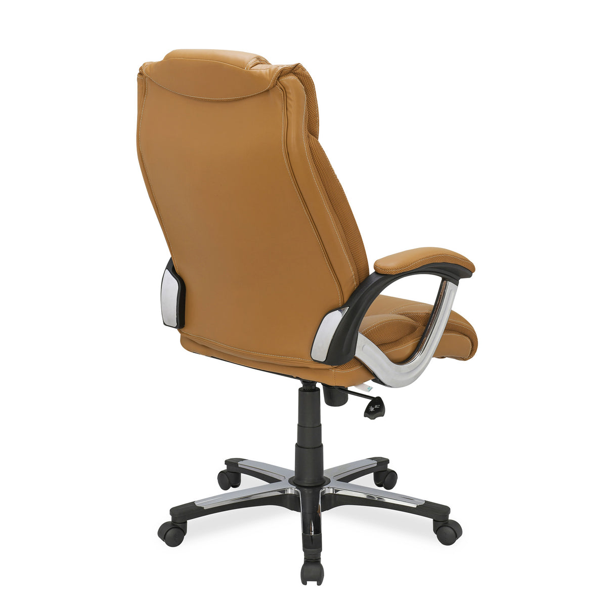 Trenvi High Back Office Chair (Tan) side back view 1