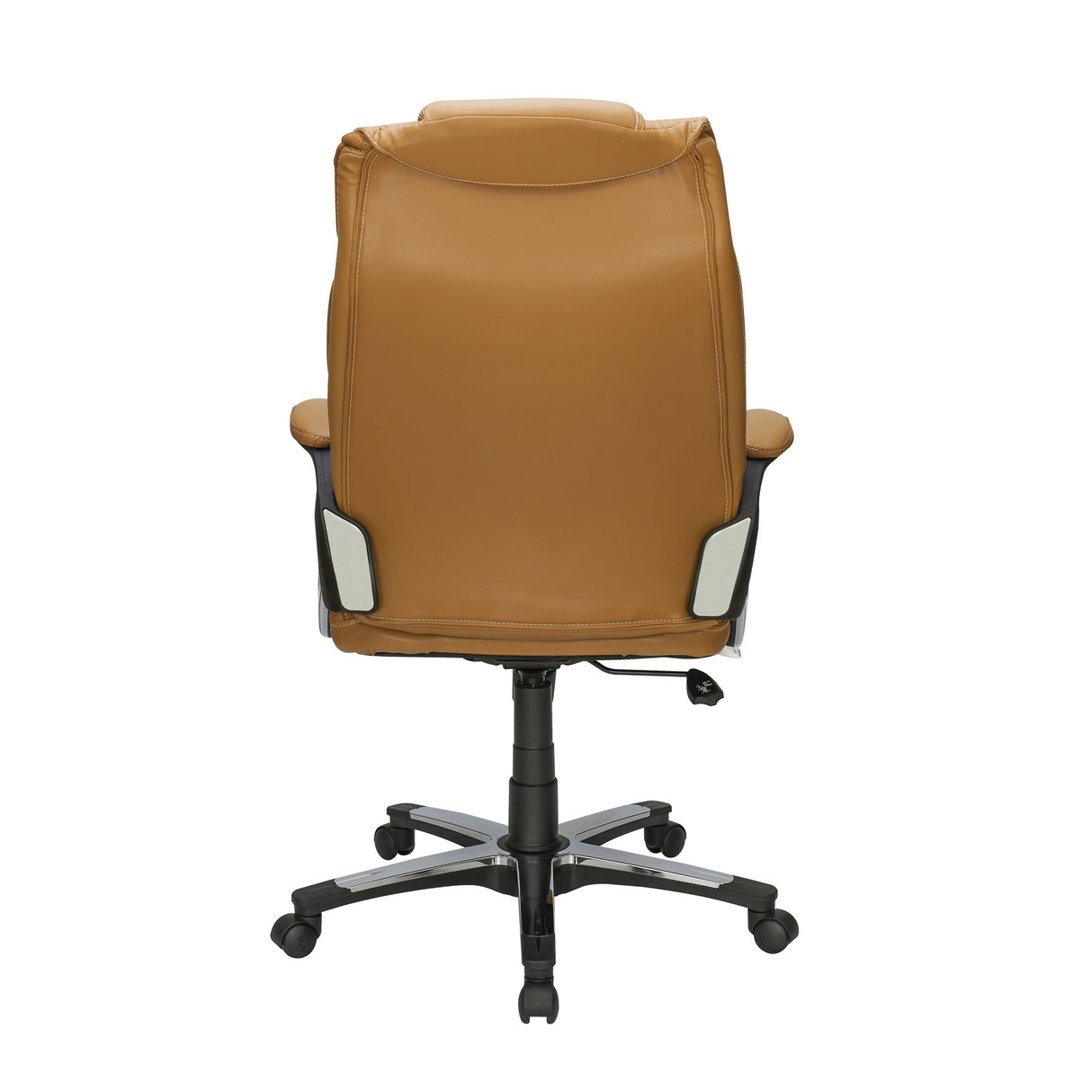 Trenvi High Back Office Chair (Tan) back view 1