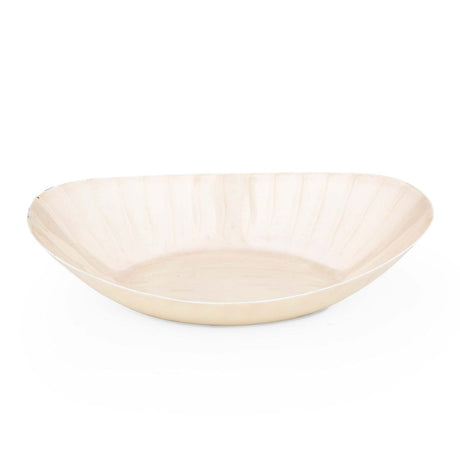 Boat Shaped Serving Platter Large- Cream