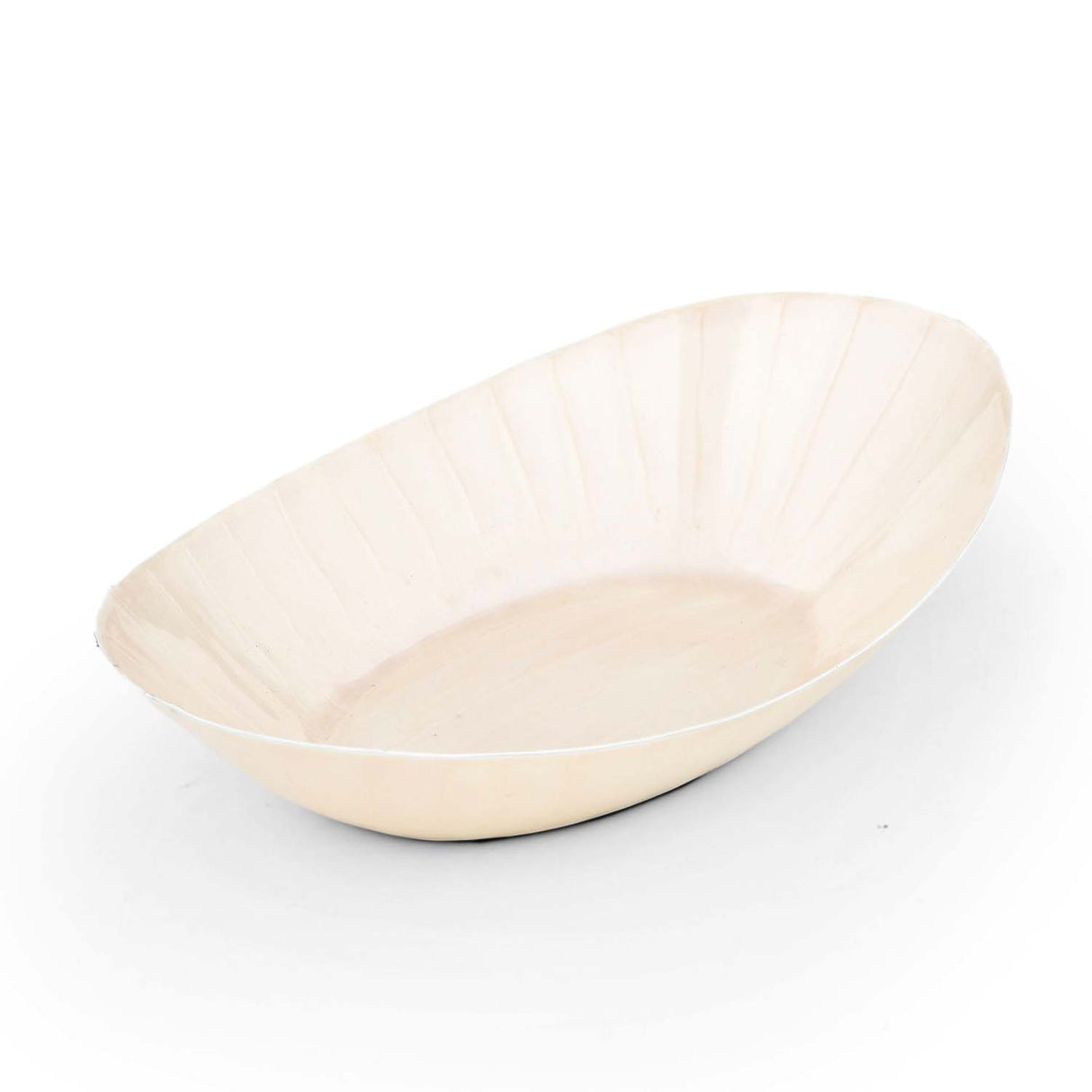 Boat Shaped Serving Platter Large- Cream