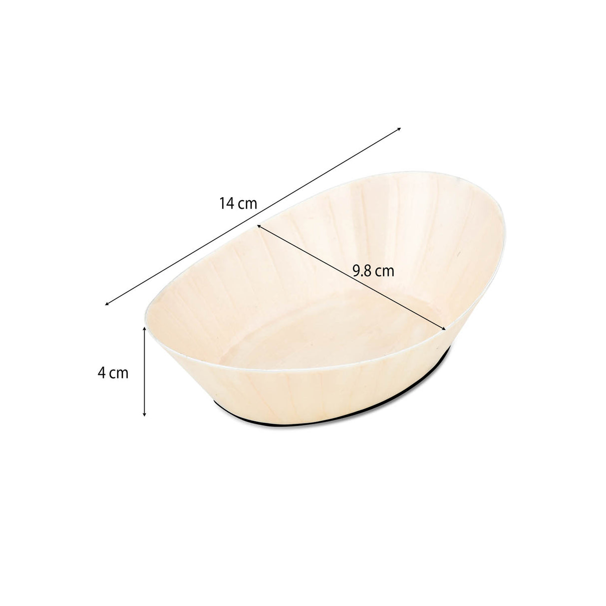 Boat Shaped Serving Platter Small- Cream