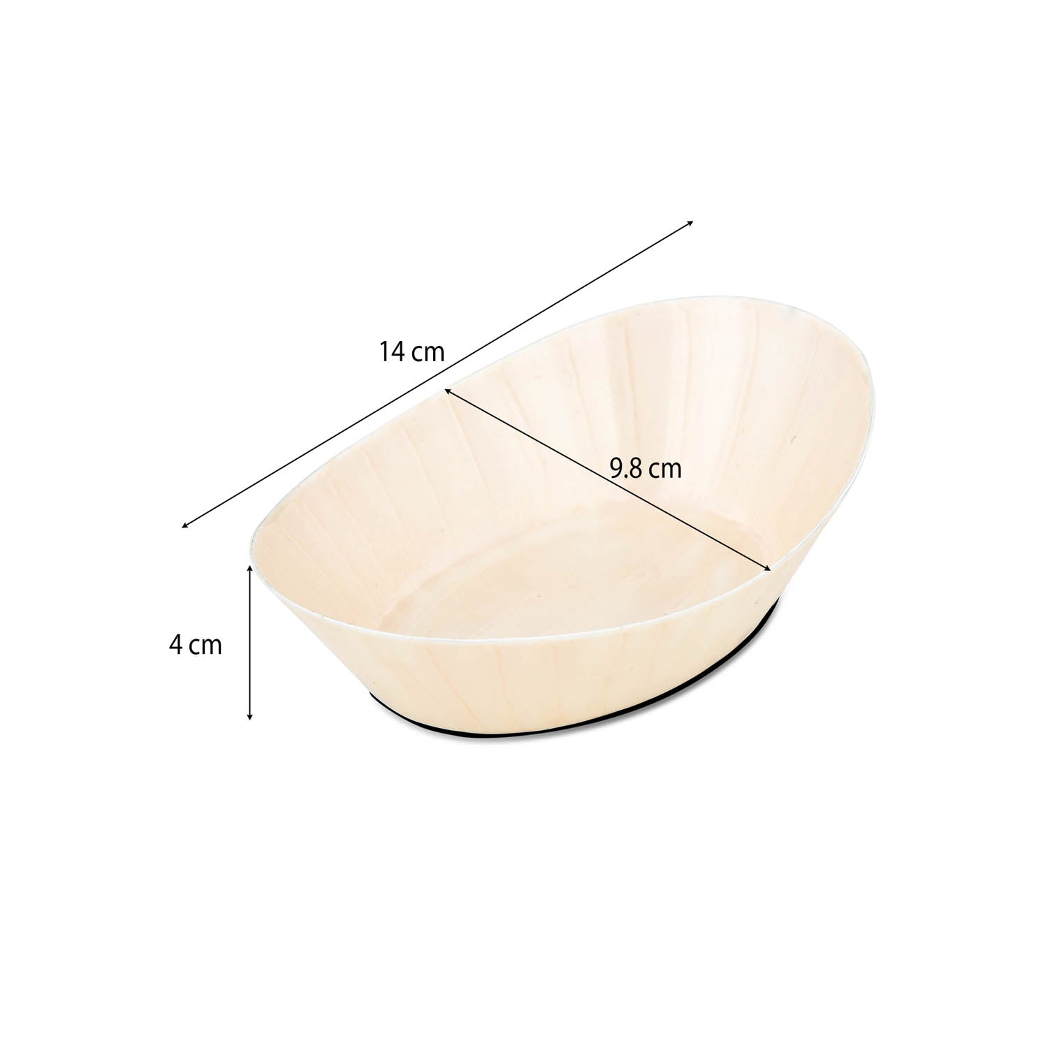 Boat Shaped Serving Platter Small- Cream