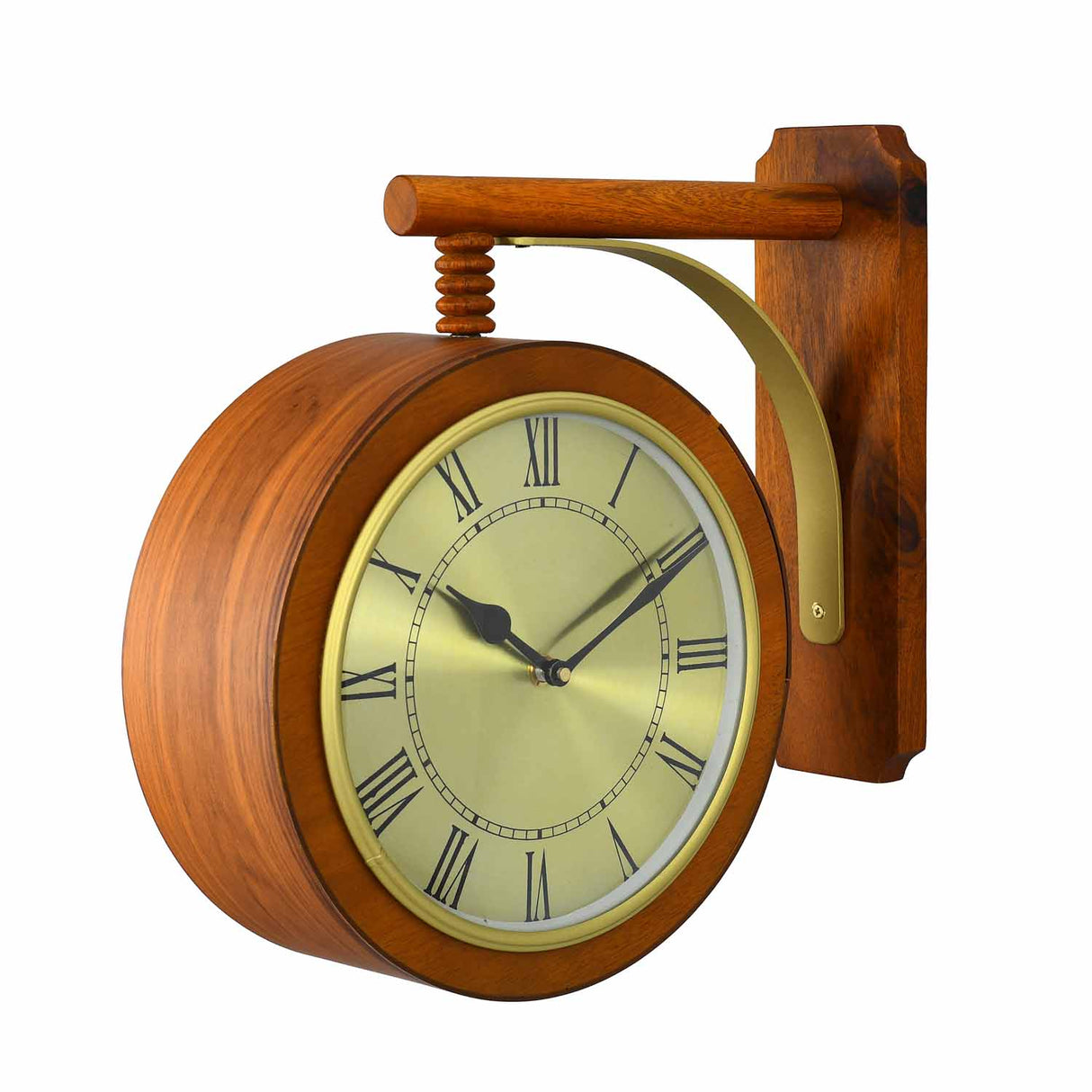 Classic MDF Station Clock (Brown)