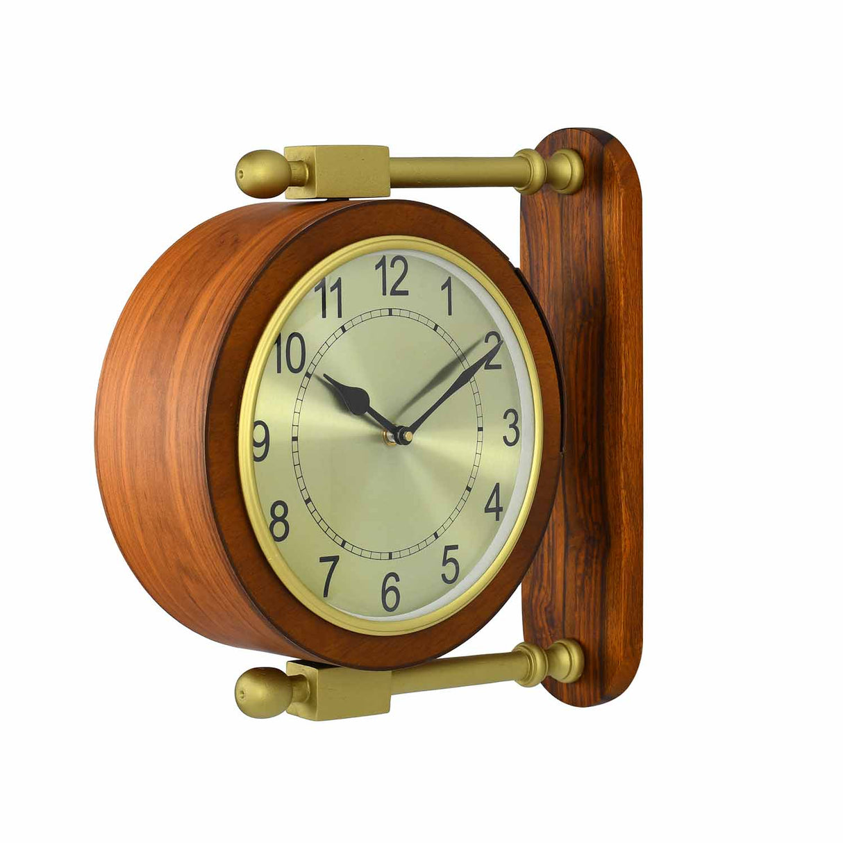 Classic MDF Station Clock (Brown)